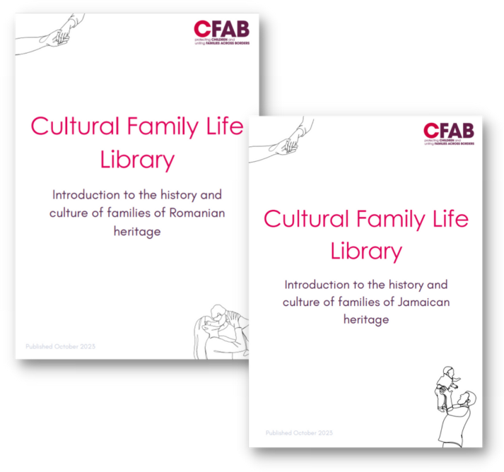 CFAB cultural family library front covers