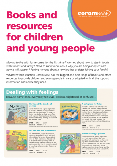 Children's and Young Peoples books catalogue cover