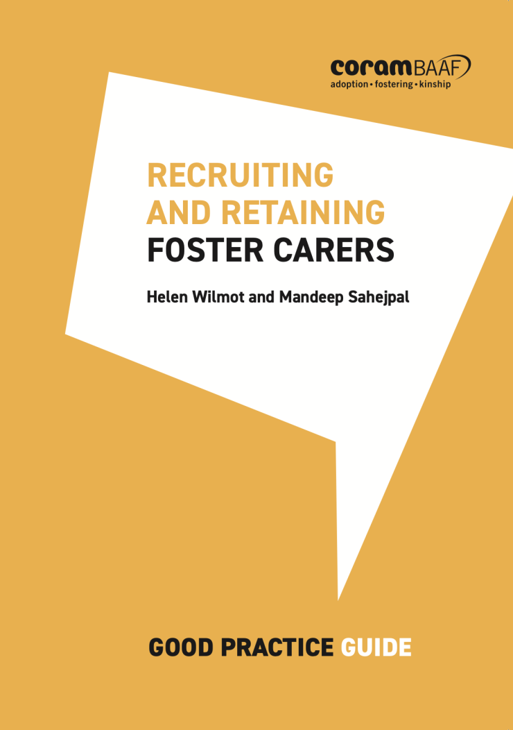 Recruiting and retaining foster carers book cover