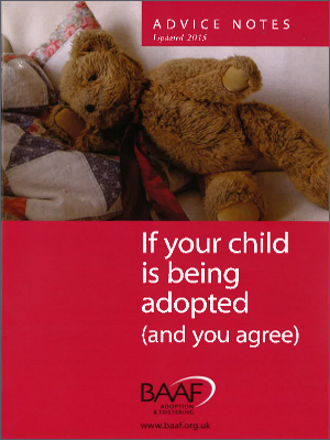 If your child is being adopted (and you agree) cover