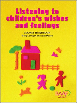 Listening to children's wishes and feelings handbook cover
