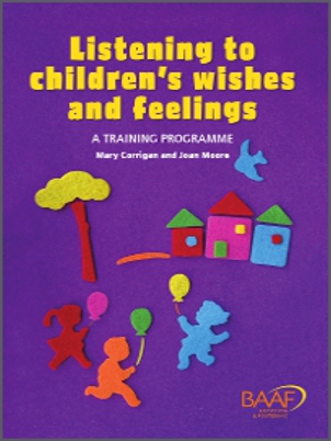 Listening to children's wishes and feelings training cover