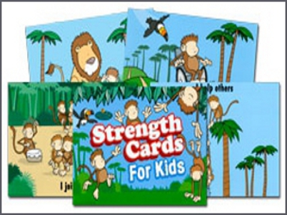 Strength cards for kids cover