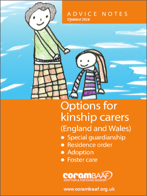 Options for kinship carers (England and Wales) 2016 cover