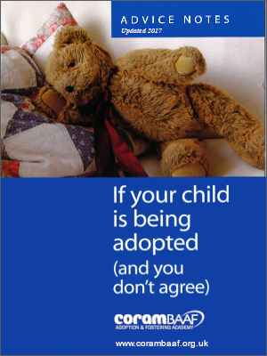 If your child is being adopted (and you don't agree) cover