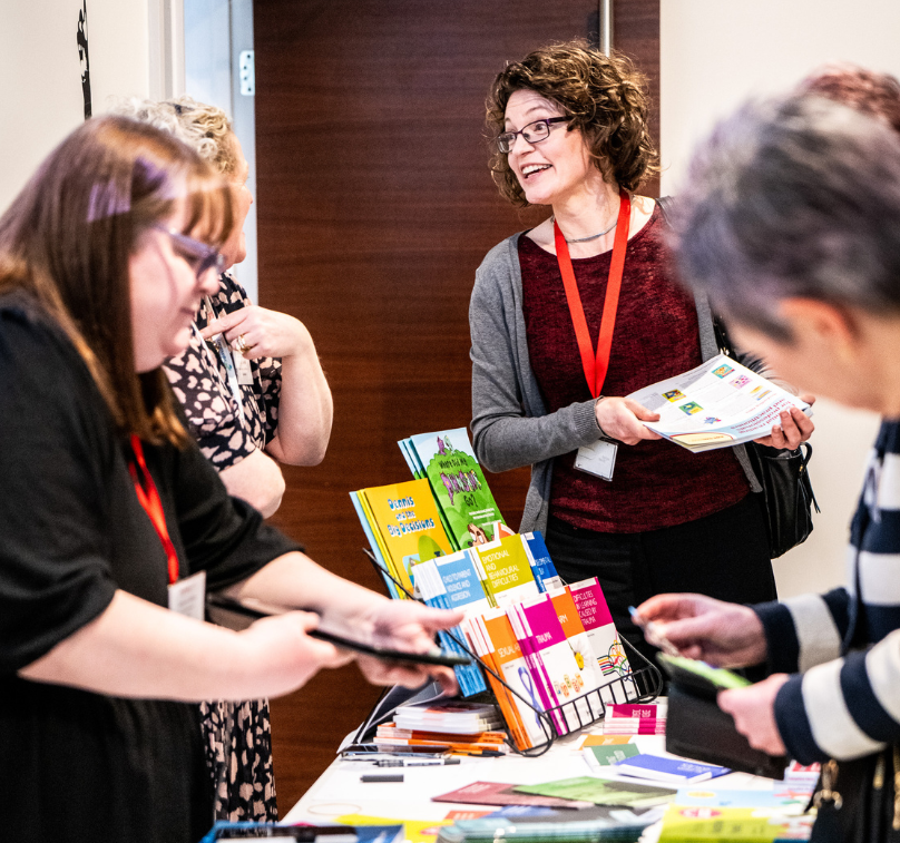 Jo Francis at bookstall
