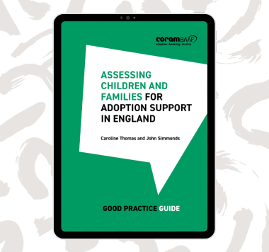Assessing children and families for adoption support in England eBook cover